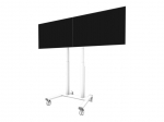 Teleri kinnitus NEOMOUNTS MOVE ADM-875WH2 Screen adapter from 1 to 2 screens - 42-65" - max 40 kg/screen - VESA 100x100-800x400 - lockable (excl. lock) - su