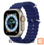 Rihm Dux Ducis Strap Watch Strap 8 / 7 / 6 / 5 / 4 / 3 / 2 / SE (45 / 44 / 42mm) Silicone Band Bracelet Navy Blue