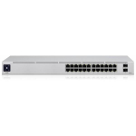 Server &ndash; muud tarvikud UBIQUITI &Scaron;akotuvas Networks USW-Pro-24-POE 24-port + 2xSFP+ 10 Gigabit Switch 16x PoE+ 8x POE++