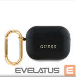 Korpus k&otilde;rvaklappidele Guess Apple AirPods Pro 2 PU Grained Classic Logo Case Black