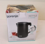 Veekeetja GORENJE SALE OUT. K15DWBK Kettle, Electric, Capacity 1.5 L, Power 2200 W, Stainless Steel, Black, DAMAGED PACKAGING, SCRATCHES | Kettle | K15DWBK | Electric | 2200 W | 1.5 L | Stainless steel | 360&deg; rotational base | Black | DAMAGED PACKAGI ...