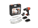 Kalakaubad Black & Decker 18V Impact Drill (with 2 x 18V 2.0Ah batteries with charge status indicator, 1A charger and 80 accessories) | BCD383D2XKA-QW | 2.0 Ah