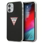 Tagakaaned Guess  Guess GUHCP12SPCUCTLBK iPhone 12 mini 5.4" black/black hardcase Triangle Collection