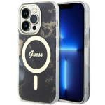 Tagakaaned Guess  Guess GUHMP14LHTMRSK iPhone 14 Pro 6.1" black/black hardcase Golden Marble MagSafe