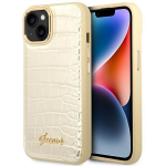 Tagakaaned Guess  Guess GUHCP14MHGCRHD iPhone 14 Plus 6.7 "gold / gold hardcase Croco Collection