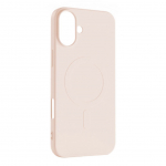 Tagakaaned Hurtel  Liquid Silicone Case MagSafe for iPhone 16 - light pink