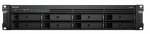 M&auml;lupulk Synology Rack NAS RS1221+ Up to 8 HDD/SSD Hot-Swap, Ryzen V1500B Quad Core, Processor frequency 2.2 GHz, 4 GB, DDR4, RAID 0,1,5,6,10,Hybrid, 4x1GbE, 2xUSB 3.2 Gen 1, 1x eSATA, 1x PCIe