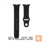 Rihm Connect Watch 42/44/45mm Silicone Loop Watch Strap (S/M 110mm) Black