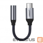 Adaptrid Ugreen  Ugreen Headphone Adapter with 3.5mm mini jack to USB Type C 10cm gray (30632)