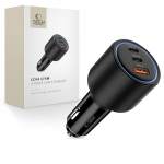 Kaabel Tech-Protect  CC04 3-port PD175W car charger - black