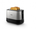 Muud v&auml;ikesed kodumasinad Philips Philips Viva Collection Toaster HD2637/90 Extra wide 2 slots toaster Built in bun warmer Black/Damaged package