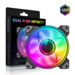 Jahutid gamemax  Case Fan | DUAL RING INFINITY BK | Black