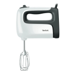 Mikserid ja blenderid TEFAL | Hand mixer | HT460138 Prep'Mix | 500 W | Hand Mixer | Number of speeds 5 | Turbo mode | White/Grey