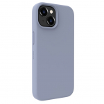 Tagakaaned Evelatus Apple iPhone 15 Premium Soft Touch Silicone Case Lavender Gray