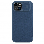 Tagakaaned Nillkin  Nillkin Qin Cloth Pro Case Case for iPhone 14 Plus Camera Cover Holster Cover Flip Case Blue