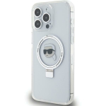 Tagakaaned Karl Lagerfeld  Karl Lagerfeld KLHMP15XHMRSKHH iPhone 15 Pro Max 6.7" white/white hardcase Ring Stand Karl Head MagSafe