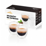 Muud v&auml;ikesed kodumasinad ETA  Espresso cups 418193000 For espresso coffee, 2 pc(s), Dishwasher proof, Glass