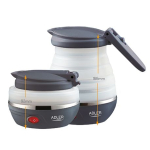 Veekeetja Adler  Kettle AD 1279 Electric, 750 W, 0.6 L, Silicon, White