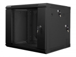 Serverid Lanberg Rack cabinet 19" double-section wall-mount 9U/600x600 (flat pack), black |