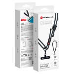 Muu Forcell  FORCELL F-DESIGN S10X165 crossbody phone lanyard with adjustable length (max 82,5cm in the loop) black