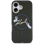 Muud kaubad Karl Lagerfeld  Karl Lagerfeld IML Choupettes Karl Script Logo MagSafe iPhone Air Case - Black