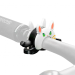 Jalgratta tarvik Rockbros  Rockbros 34001100 Children's Bicycle Bell Rabbit Motif - White