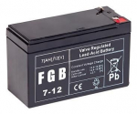 V&auml;line aku EMU BATTERY 12V 7AH VRLA/FGB7-12