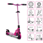 Tasakaalu jalgratas lastele six degrees  Six Degrees Aluminium Scooter skrejritenis 145 mm  rozā AU 584