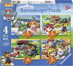 M&auml;nguasjad Ravensburger  Ravensburger Puzzle 4in1 12/16/20/24 pieces - Paw Patrol