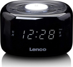 Interj&ouml;&ouml;ri jaoks LENCO  Lenco CR12BK FM clock radio with night light