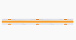 Teine toode leantoys  LED lente 24Vdc  14W/m  COB 528LED/m  1520lm  auksti balta 6500K  IP20  180 degrees   LED LINE
