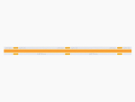 Teine toode Defender  LED lente 24Vdc  11W/m  COB 480LED/m  1440lm  silti balta 2700K  IP20  180 degrees   LED LINE