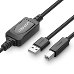 Kaabel iLike  Vads USB AM - BM 15m ar retranslatoru US122 UGREEN