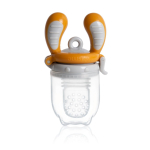 M&auml;nguasjad iLike  Jaunums! Akcija! Kidsme Food Feeder bērna ēdinā&scaron;anas ierīce cietiem produktiem (vidējs)  Amber  no 4 mēn. 160350AM