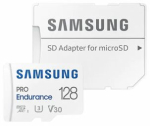 Andmekandjad Samsung  Samsung PRO Endurance MB-MJ128KA/EU 128 GB  MicroSD Memory Card  Flash memory class U3  V30  Class 10  SD adapter