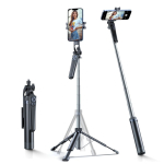 Muud kaubad Wozinsky  Selfie stick Wozinsky WC1Y70S telescopic tripod 1.7m with phone holder - black - OUTLET