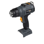 Kalakaubad Batavia B.V. | Cordless Heat Gun with Digital LCD Display, Without battery and charger - 18V