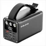 V&auml;line aku Evelatus  Evelatus Outdoor Power Bank 22.5W 60000 mAh / 7 outputs 2 inputs Black