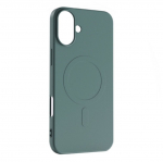 Tagakaaned Hurtel  Liquid Silicone Case MagSafe for iPhone 16 Pro - dark green