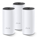 Ruuterid TP-Link  Whole Home Mesh WiFi System Deco M4 (3-Pack) 802.11ac, 300+867 Mbit/s, 10/100/1000 Mbit/s, Ethernet LAN (RJ-45) ports 2, Mesh Support Yes, MU-MiMO Yes, Antenna type 2xInternal