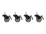 Serverid Lanberg Castors x4 with thread and brake for wall mounting cabinets |