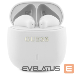 Juhtmevabad k&otilde;rvaklapid Guess Bluetooth headphones GUTWSJ14ESGE TWS + taupe Printed Classic Logo White
