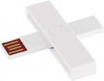 &Uuml;leminek PLUSS PLUSS ID smart card reader White