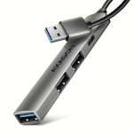 &Uuml;leminek Axagon I/O HUB USB3.2 4PORT/0.12M HUE-STA