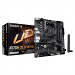 AMD protsessori emaplaat Gigabyte Mainboard||AMD A520|Socket AM4|micro ATX|RAM DDR4-SDRAM|4xSlots|Wi-Fi Yes|Bluetooth Yes|1xNumber of M.2 (M) slots|A520MDS3HWF6E