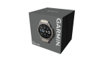 Nutikell Garmin Fenix 9 Pro &ndash; 43mm Titanium with Fog Grey/Dark Sandstone Silicone Band