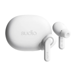 Juhtmevabad k&otilde;rvaklapid SUDIO  Earbuds | E4 Pro | Bluetooth | In-ear | Microphone | Cloud White | Noise canceling | Noise reduction | Wireless