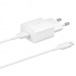 Adaptrid Samsung  Samsung EP-T1510XWEGEU USB-C 15W PD AFC wall charger + USB-C cable - white