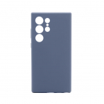 Tagakaaned Connect Samsung Galaxy S24 Ultra Premium Quality Magnetic Soft Touch Silicone Case Midnight Blue