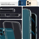 Tagakaaned Spigen  Spigen Ultra Hybrid Case for iPhone 12 / iPhone 12 Pro - Clear